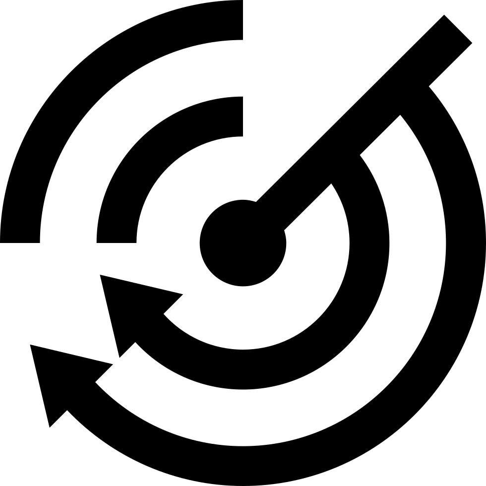 Social Media Icons Radar Web Feed Data Lidar Symbol Social Media Marketing Black And White transparent bac