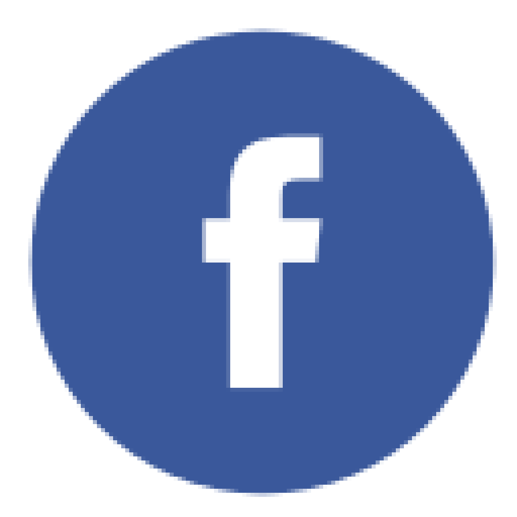 Blue Round Facebook Logo Icon