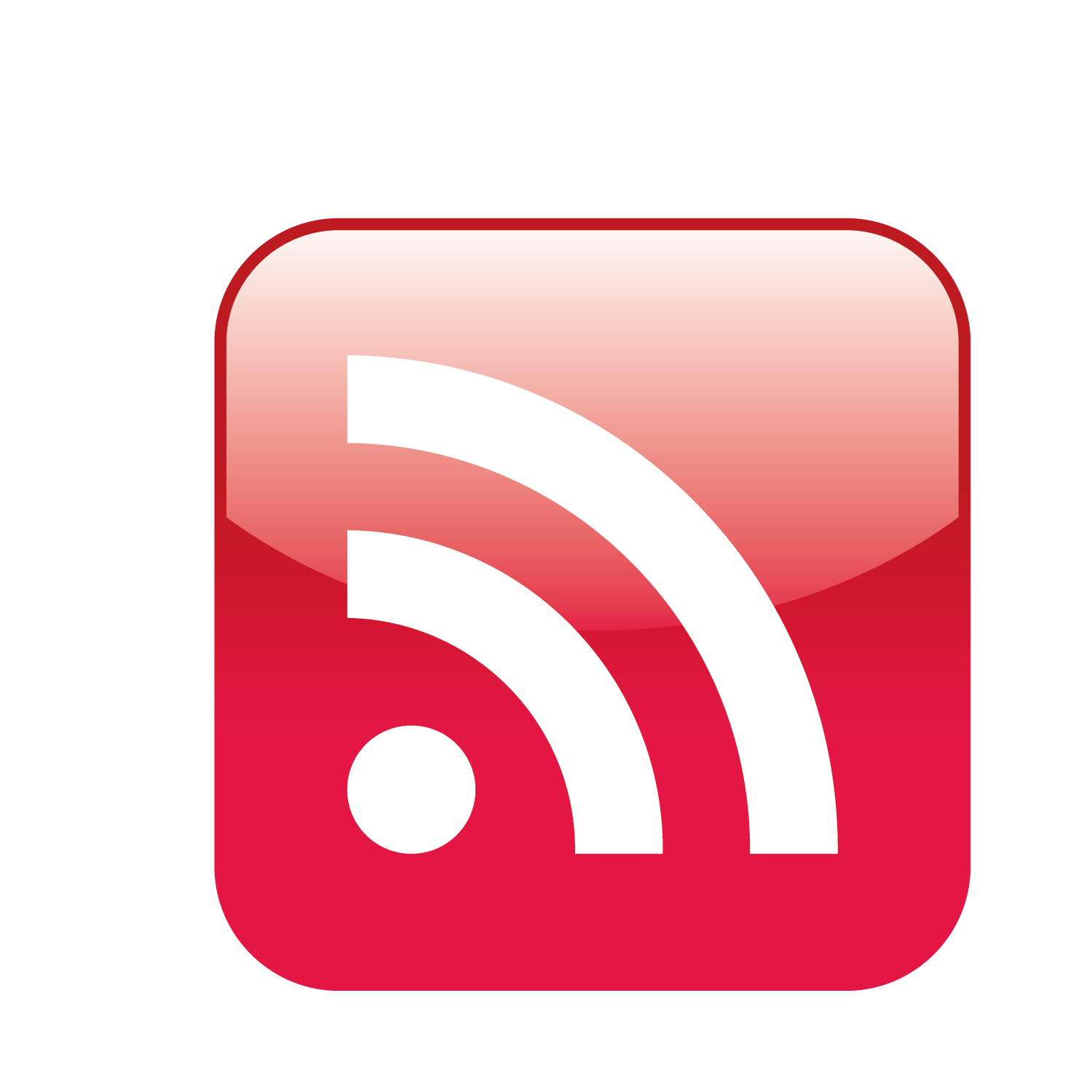 social media marketing press release public relations advertising red wifi signal vector icon