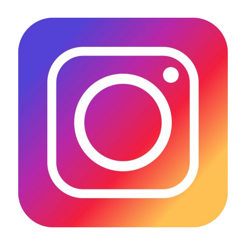 Camera Outline Icon on Gradient Square