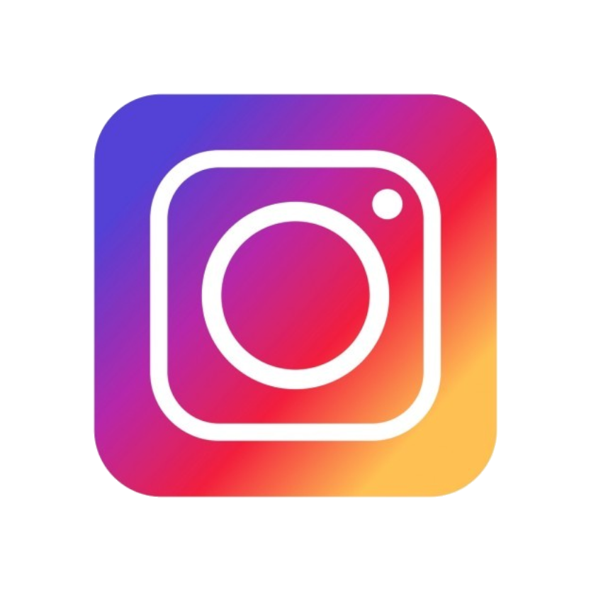 Gradient Camera Icon with White Outline