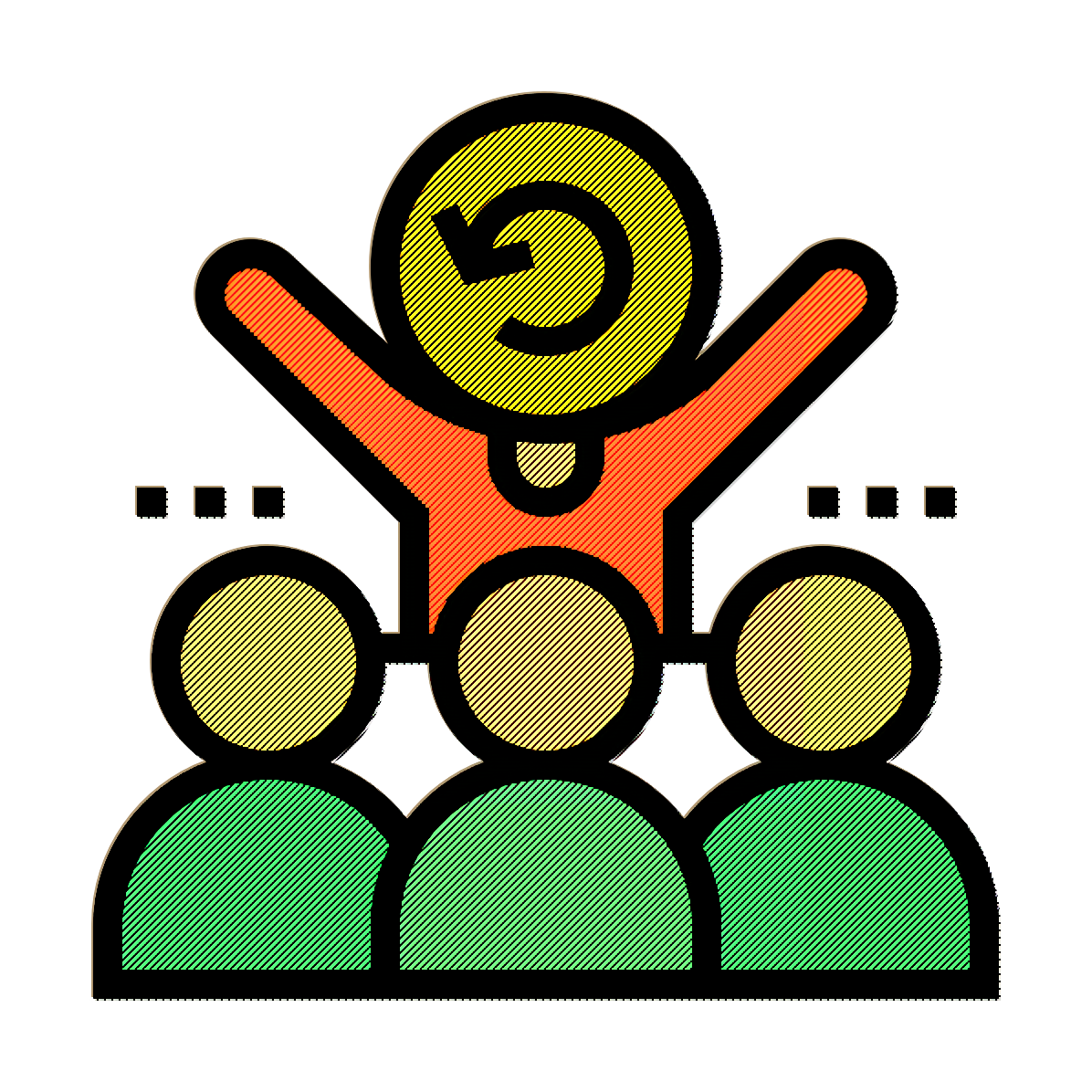 Team icon Scrum Process icon Scrum icon Pixel Art Business Marketing transparent bac