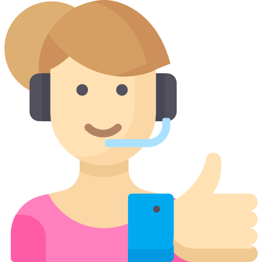 Flat Customer Support Agent in Headset