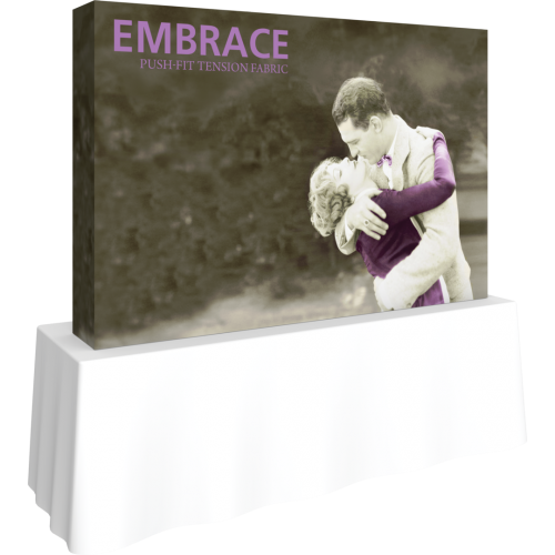textile trade show display endcap marketing business embrace