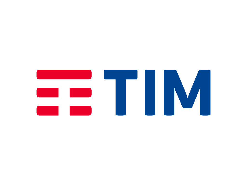 Red Striped Emblem with Bold Blue Letters