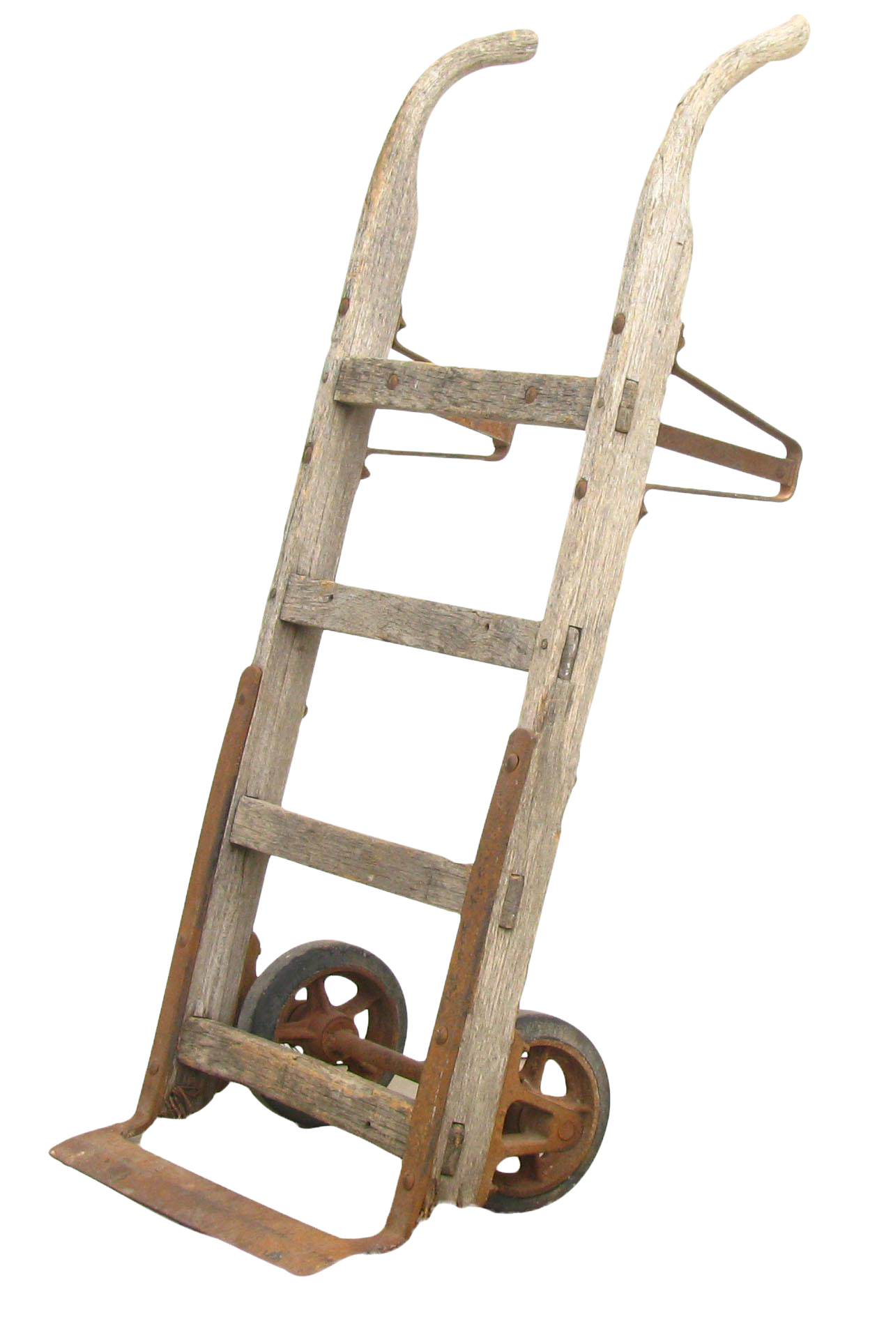 Warehouse Hand Truck Industry Antique Sales Patina Market Wood transparent bac