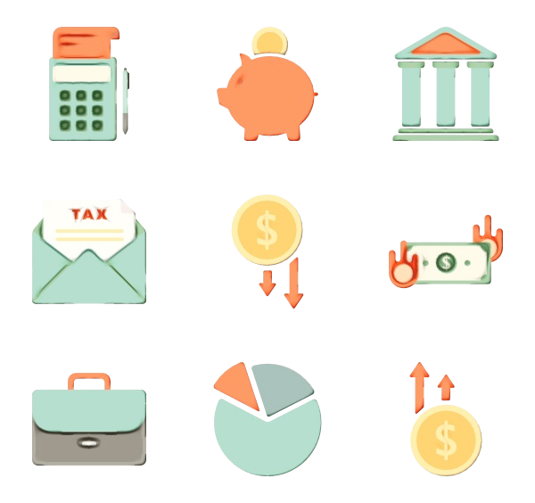 Watercolor Paint Wet Ink Finance Financial Market Financial Services Personal Finance Financial Statement transparent bac
