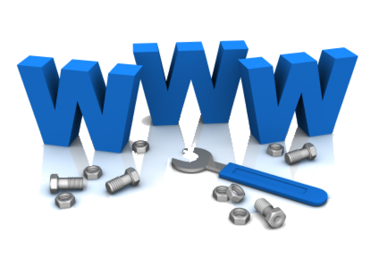 Blue 3D www Lettering with Silver Tools