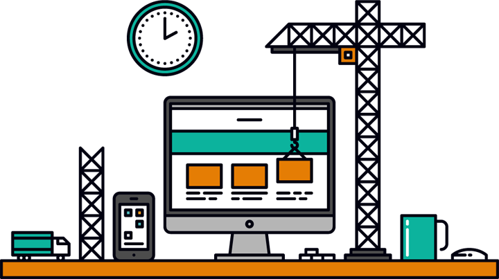 Flat Line Desktop Monitor with Crane