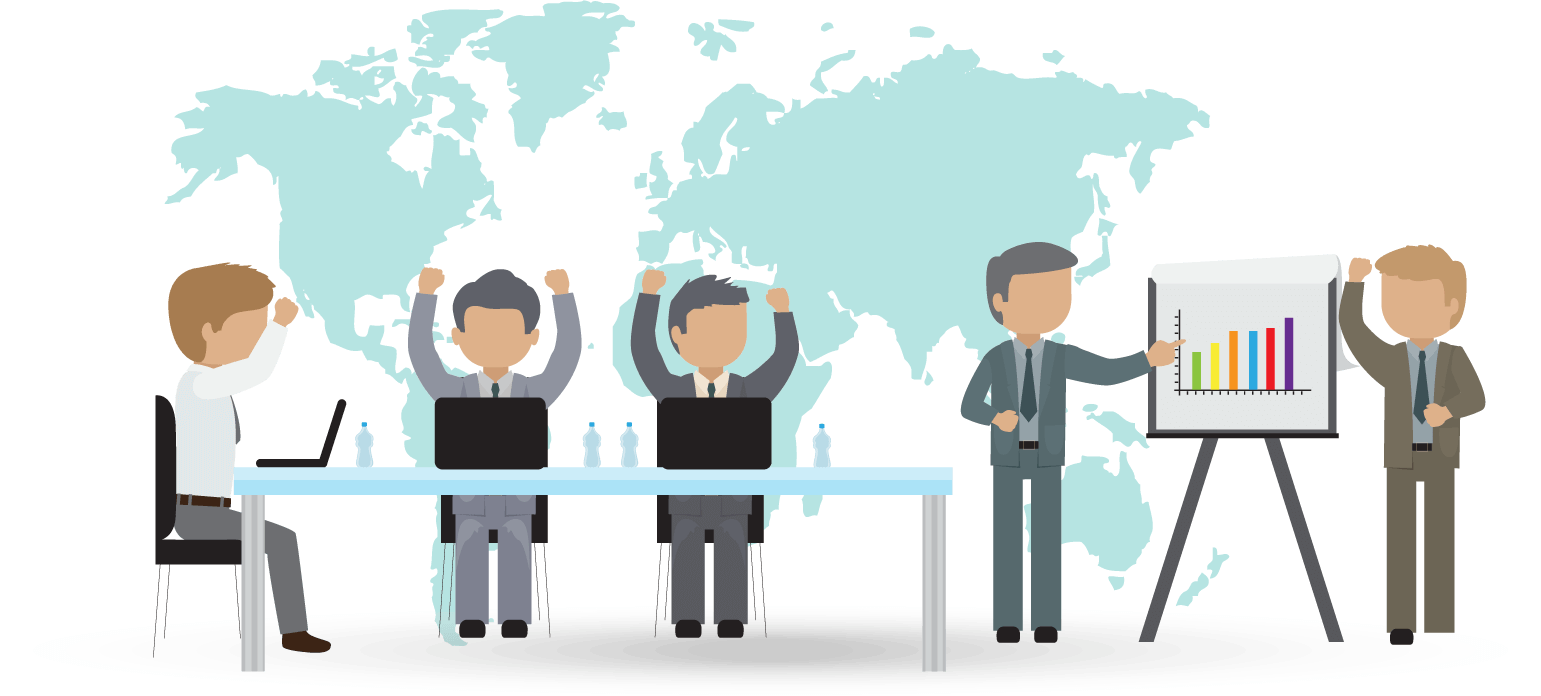 world map business organization marketing business