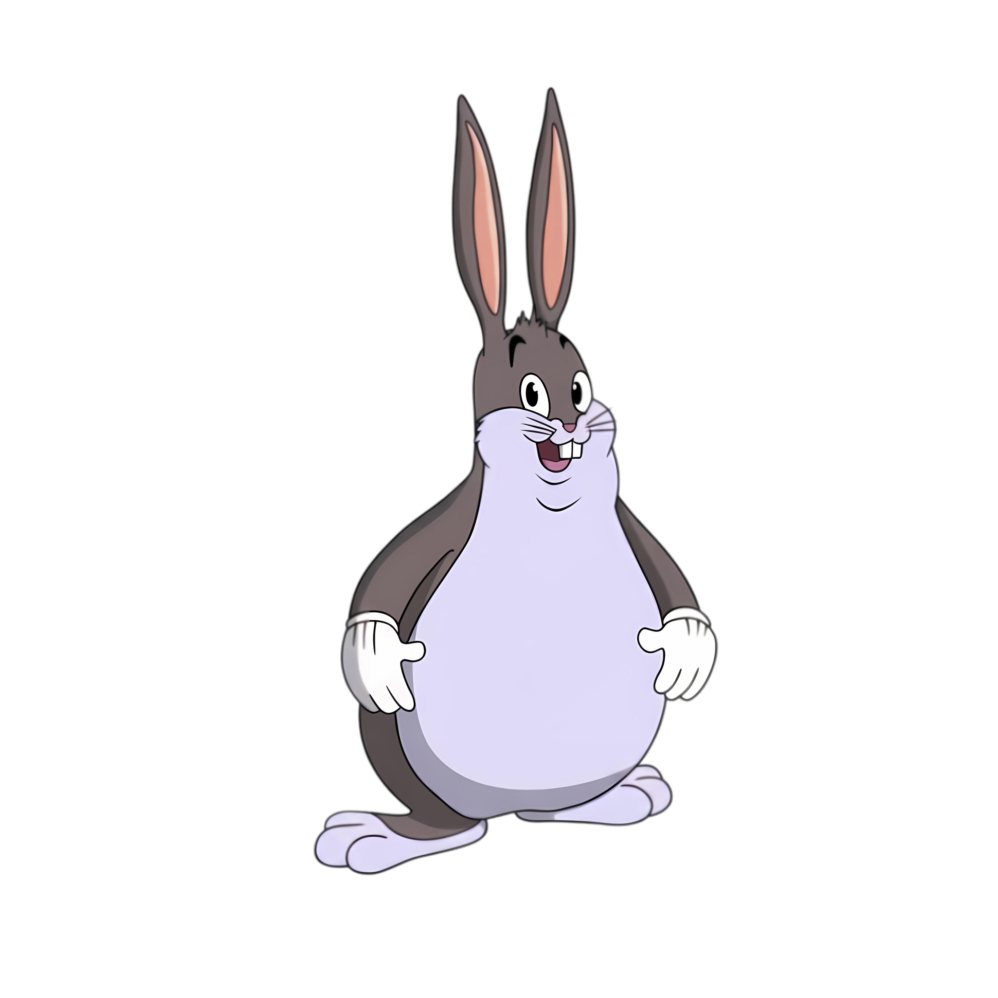 anime bigchungus character standing