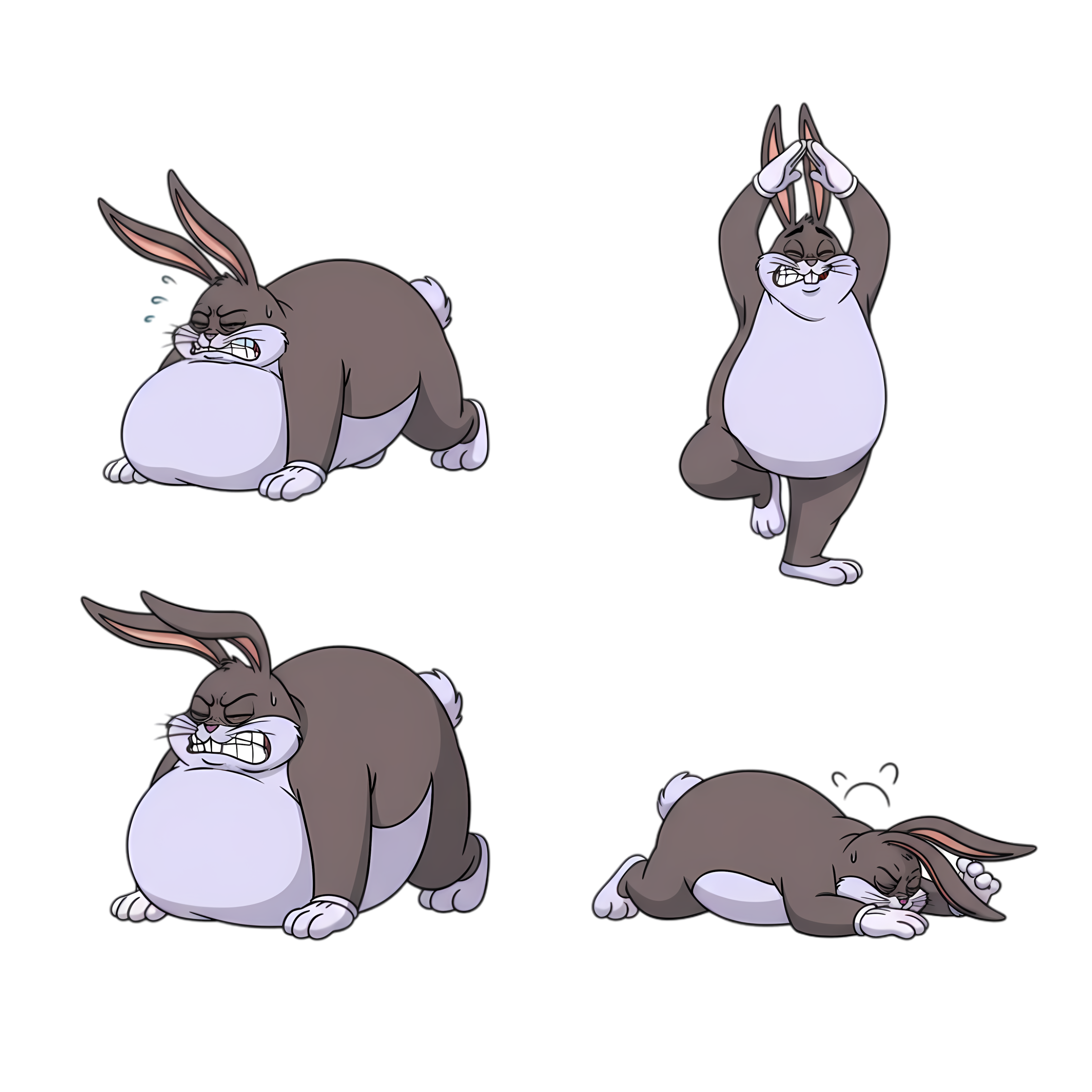 big chungus fat playing hide and seek