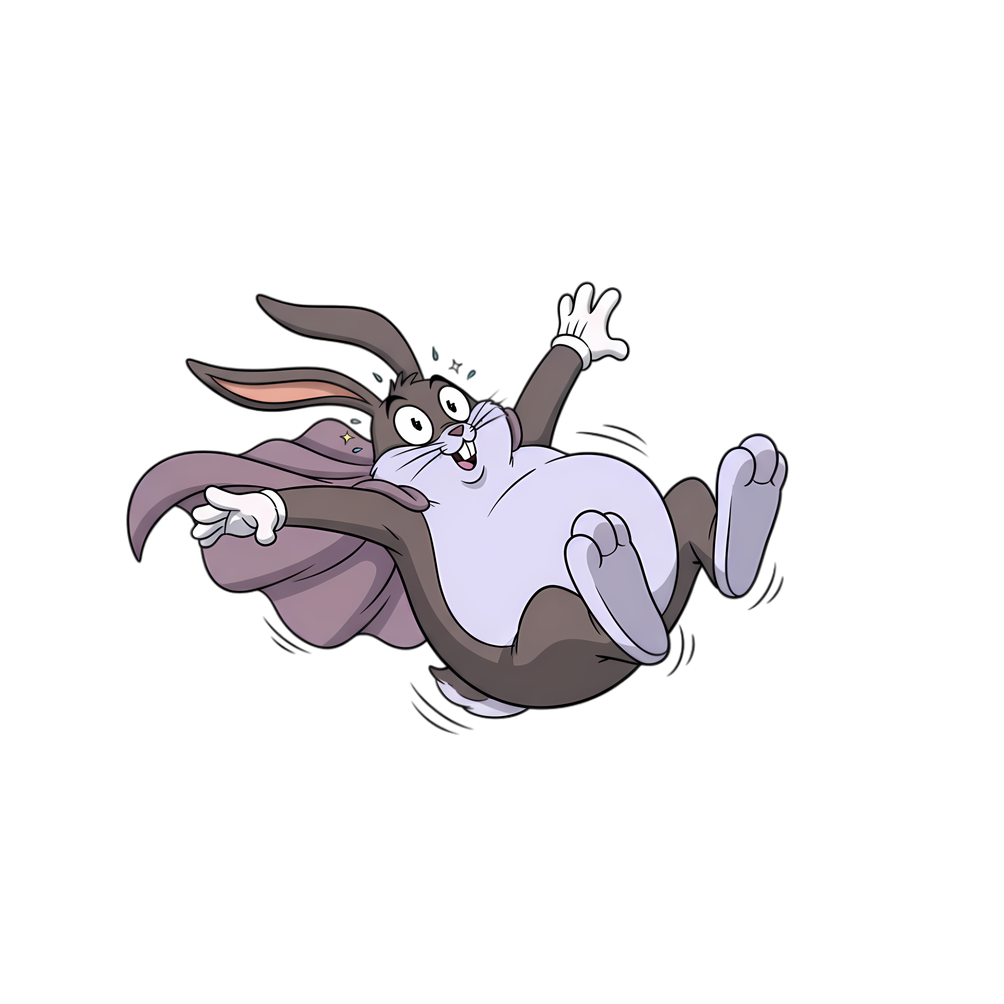 big chungus tripping during hero entrance