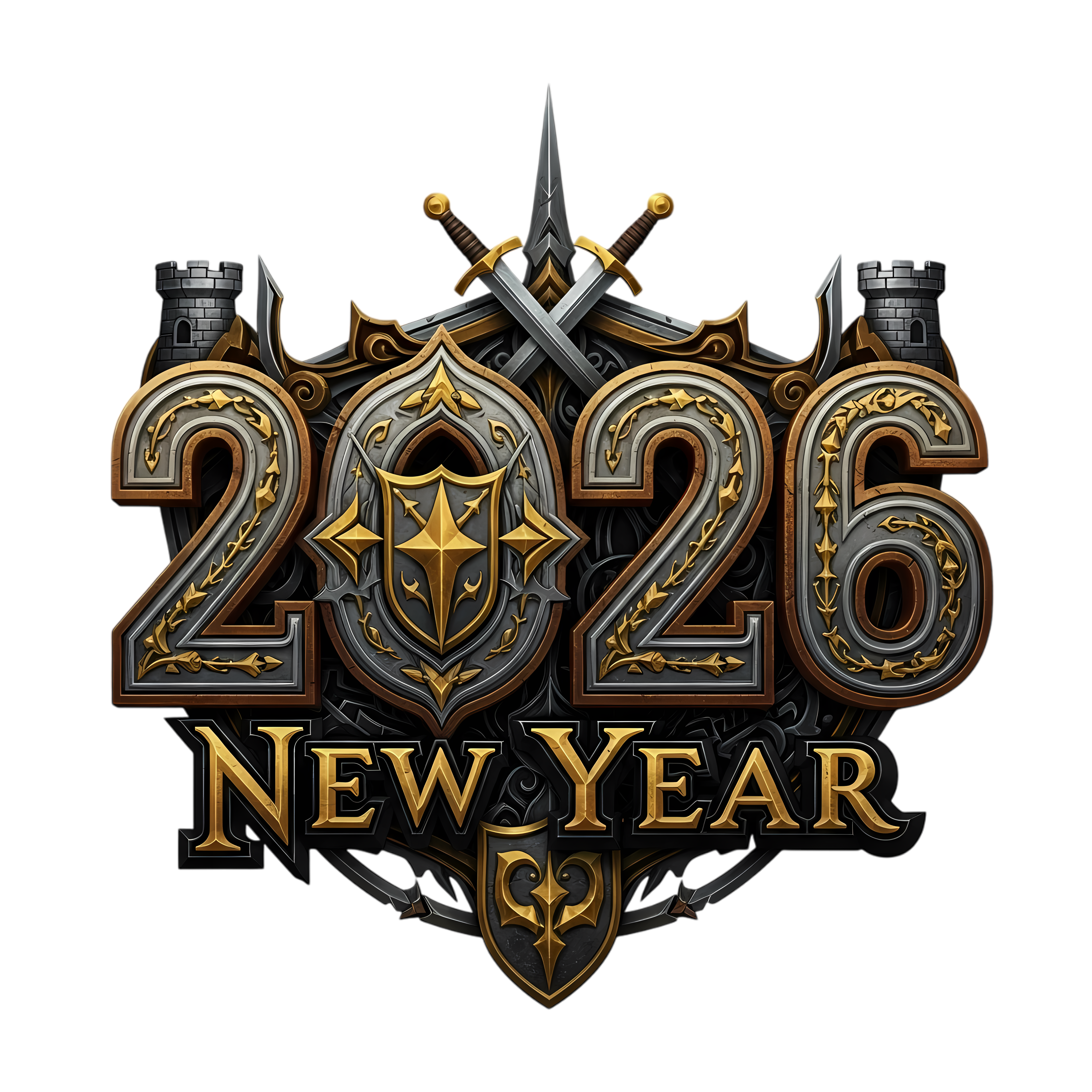 castle era 2026 carved stone typography