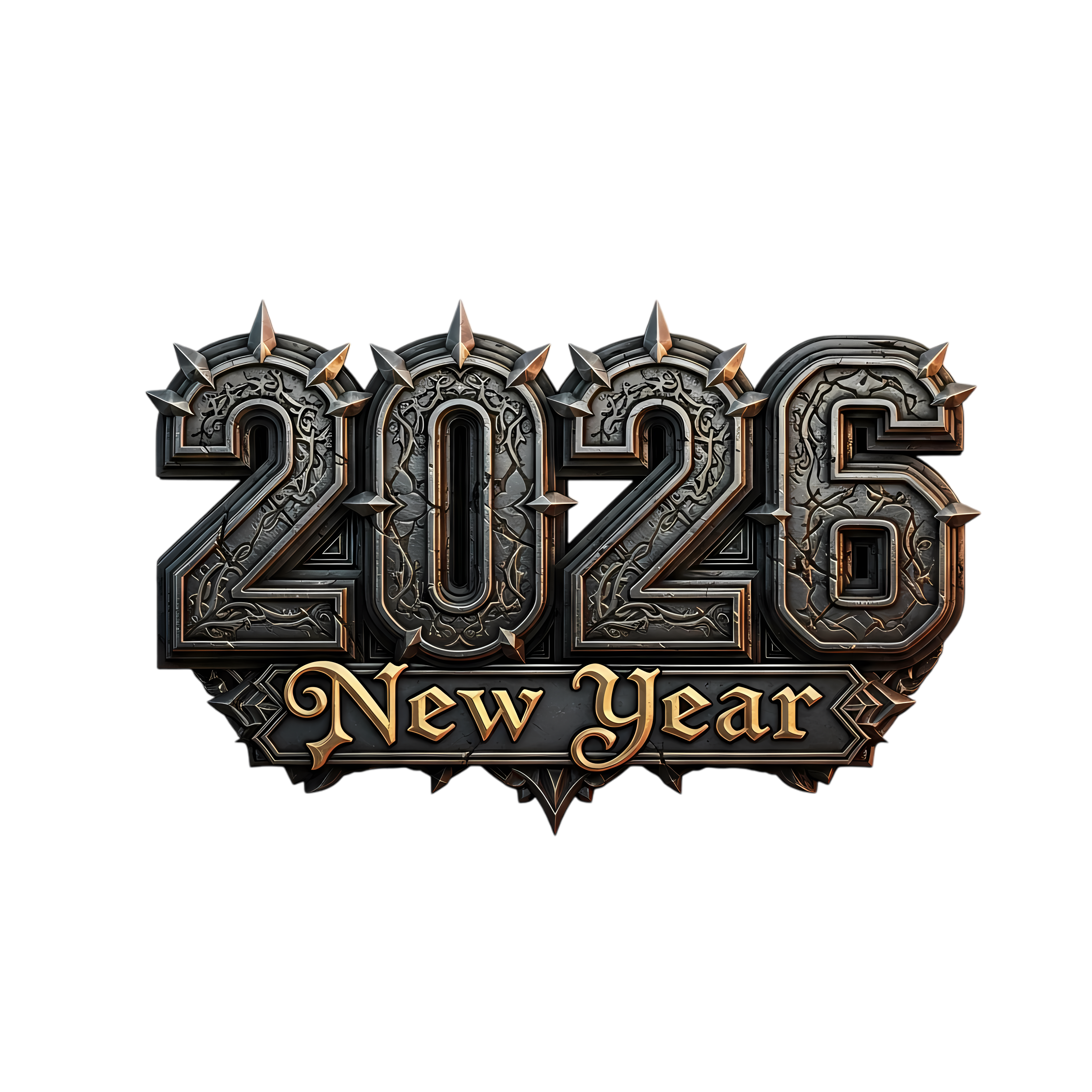 crusader theme 2026 medieval typography