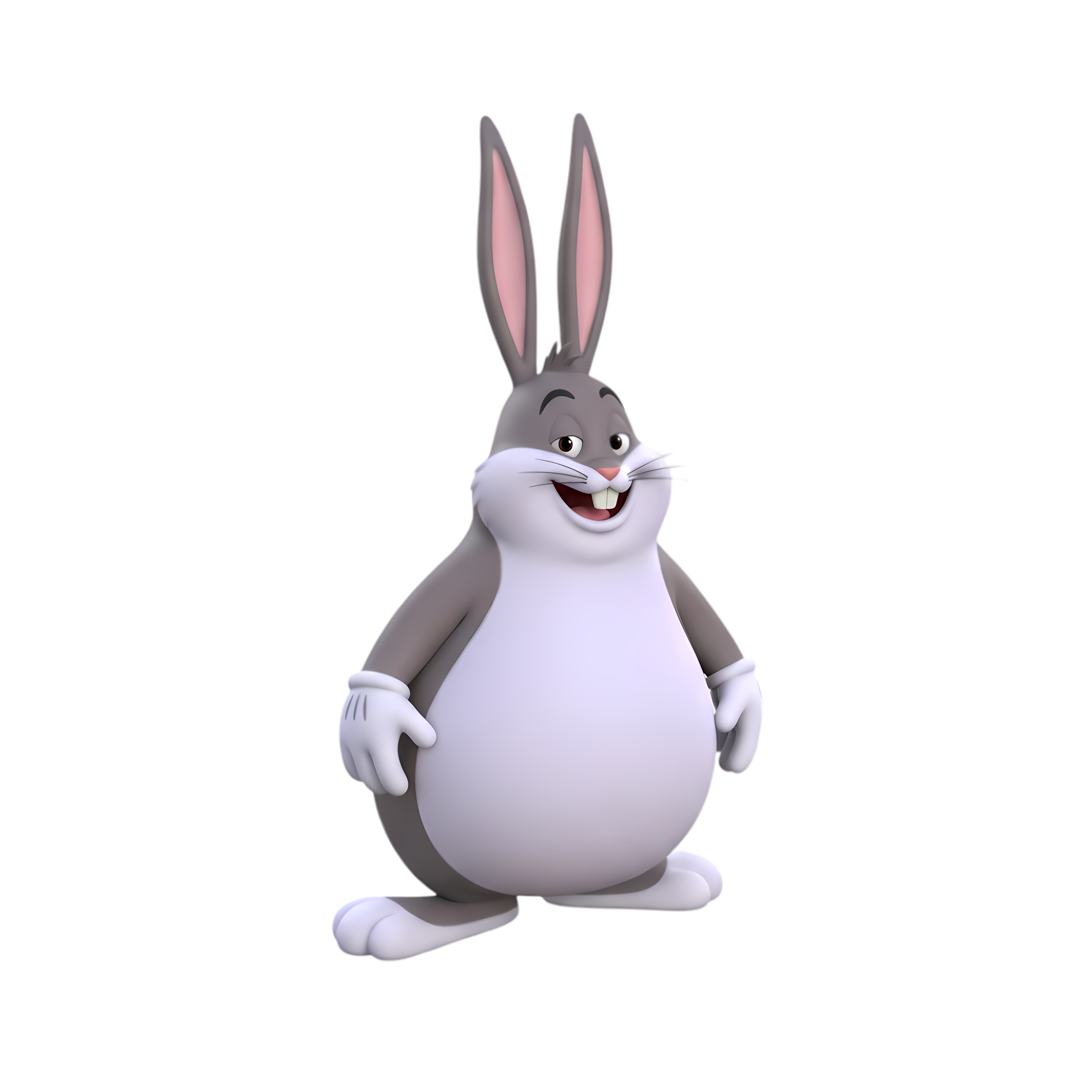 pixar 3d big chungus neutral stand