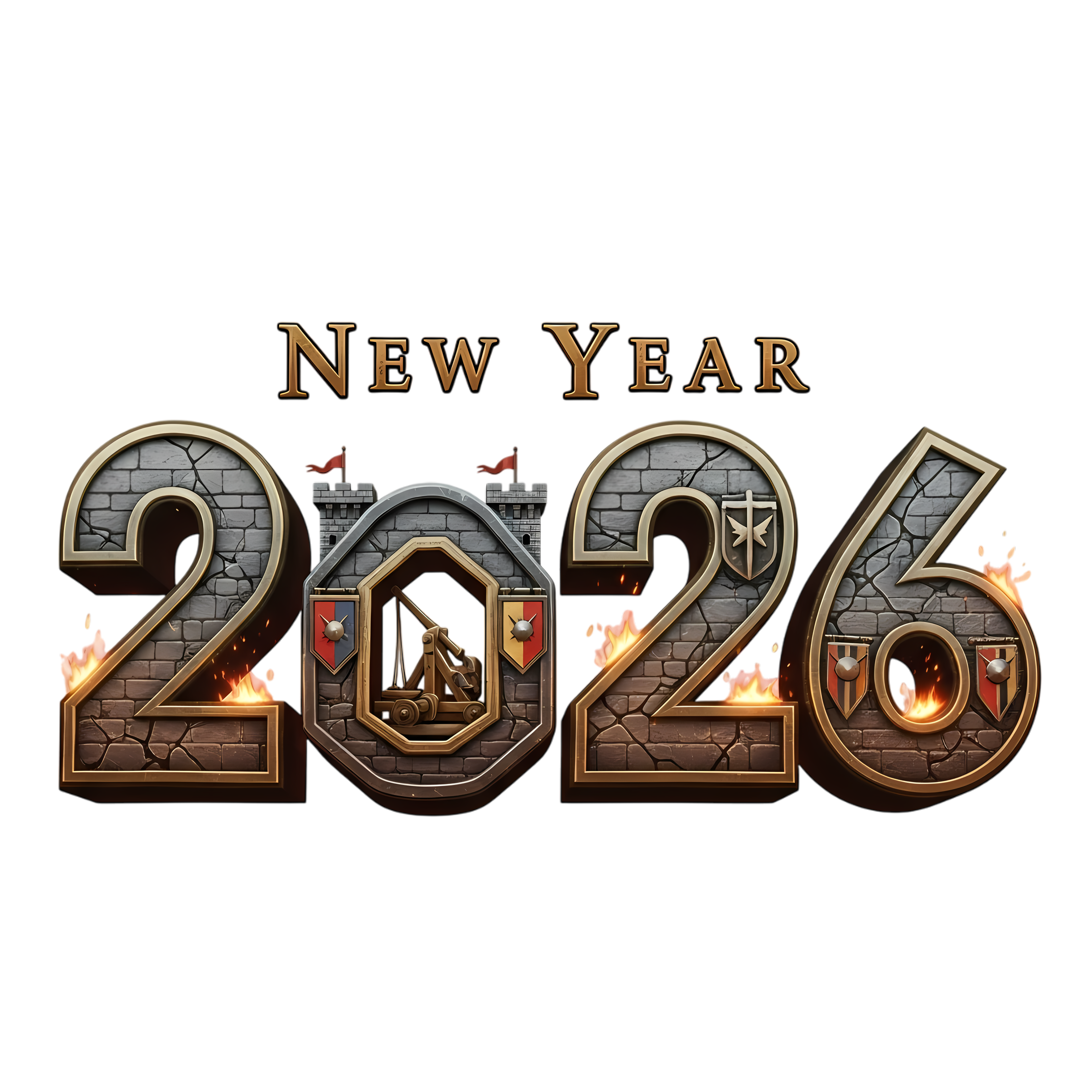 stronghold crusader medieval 2026 typography