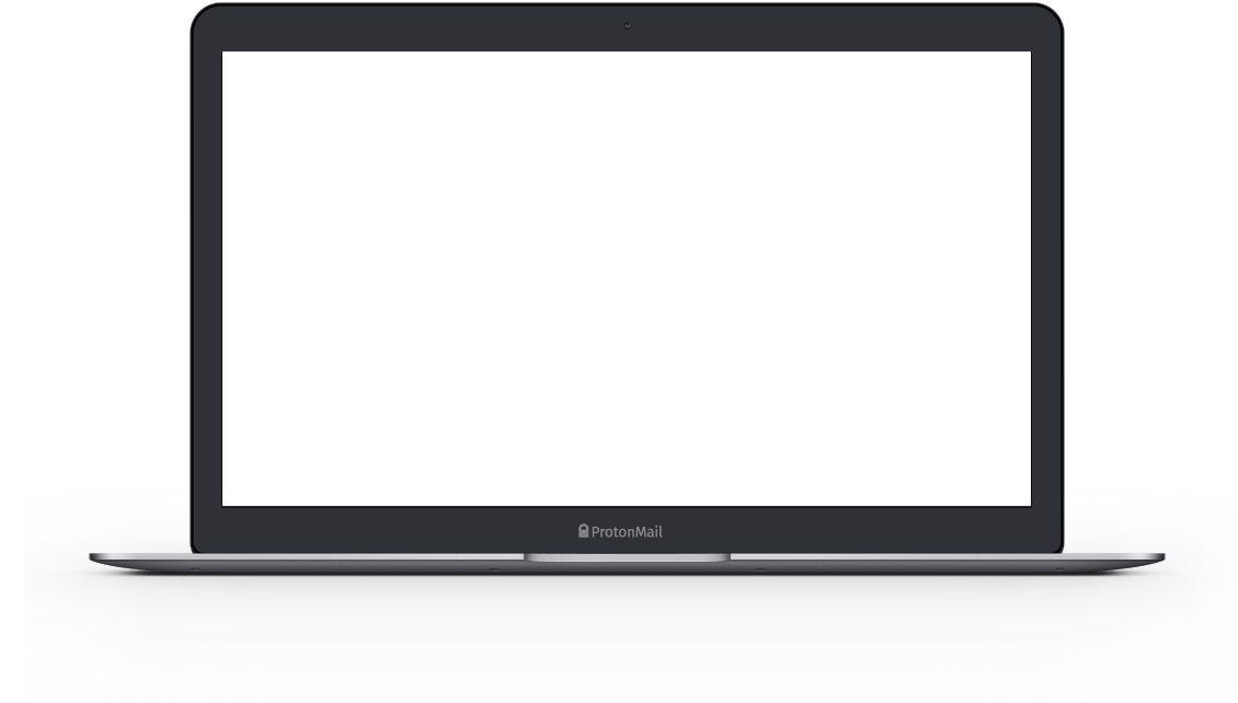 Dark Grey Laptop Mockup with Blank Screen