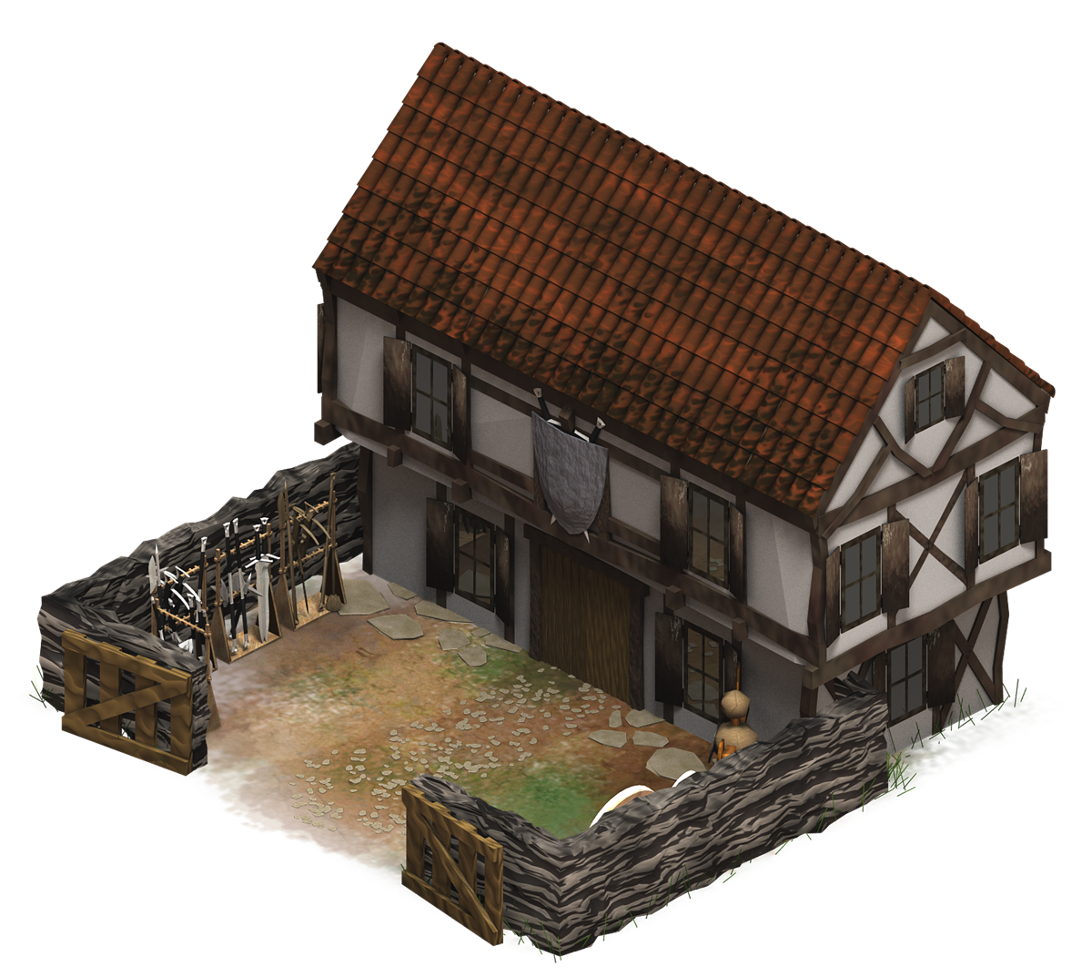 barracks building middle ages medieval