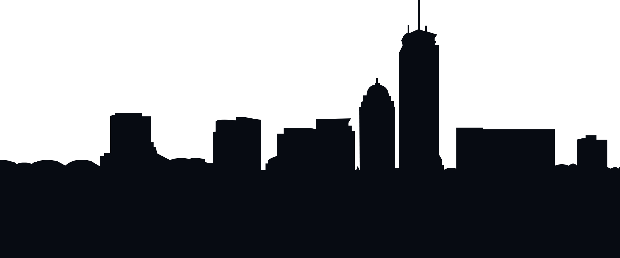 boston skyline silhouette royalty free city silhouette