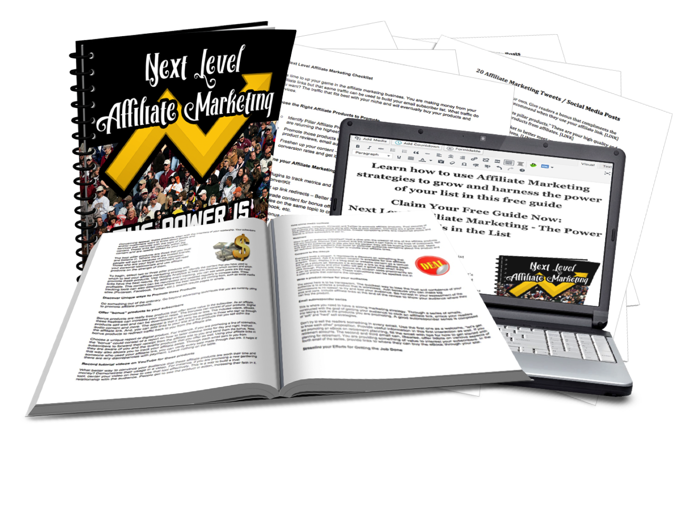 Black Spiral Affiliate Marketing Guide Booklet
