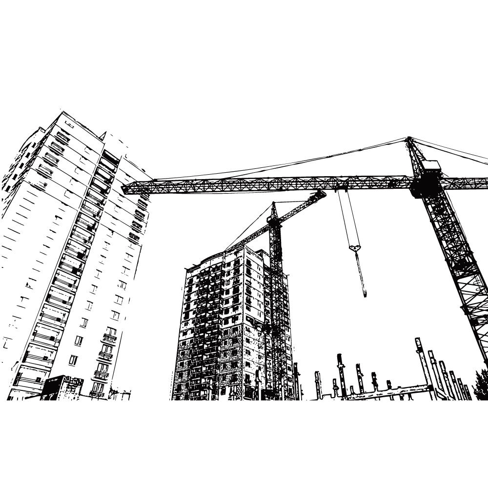 building architectural engineering project pen drawing line art drawings