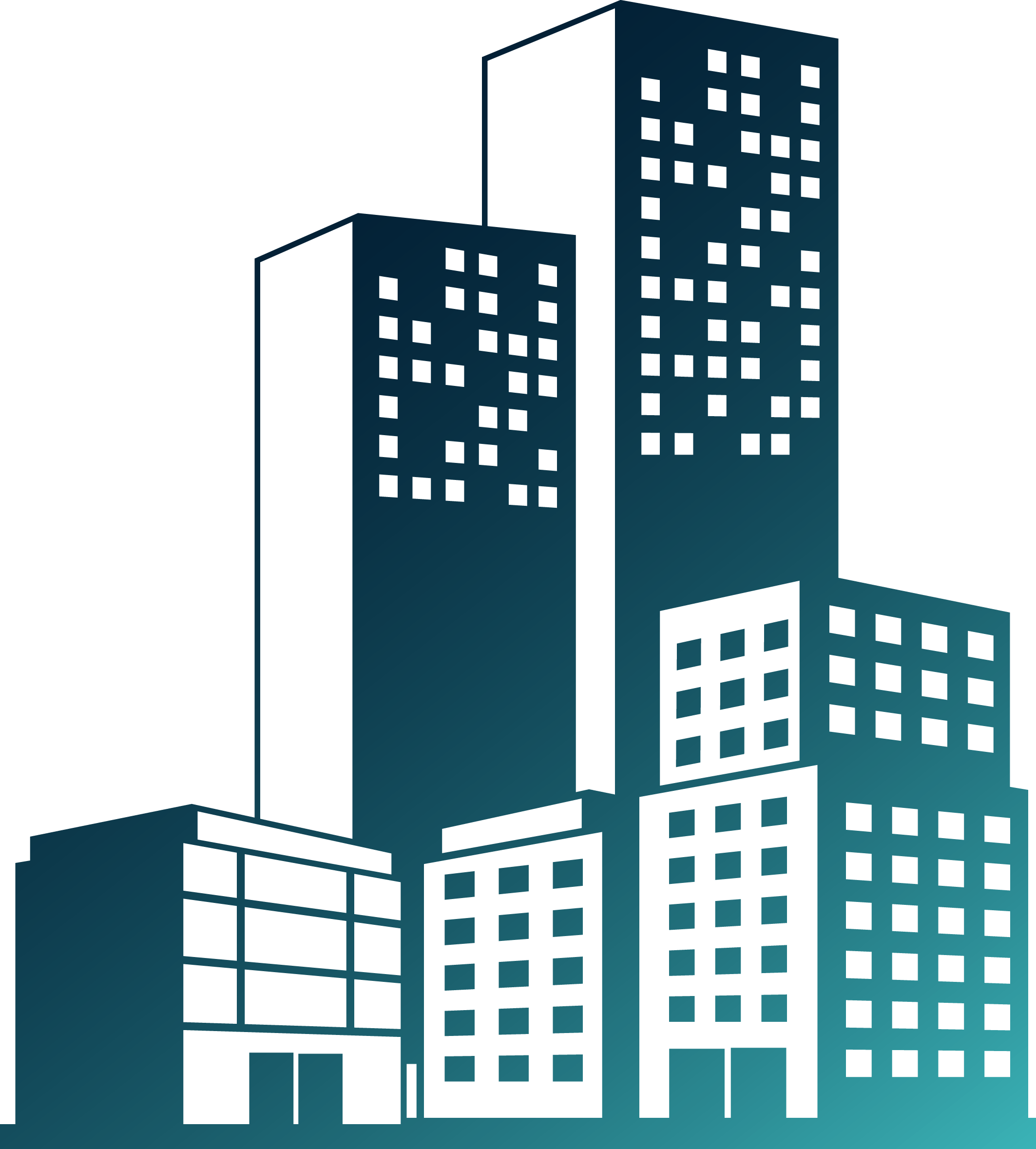 building architecture royalty free skyscraper city silhouette