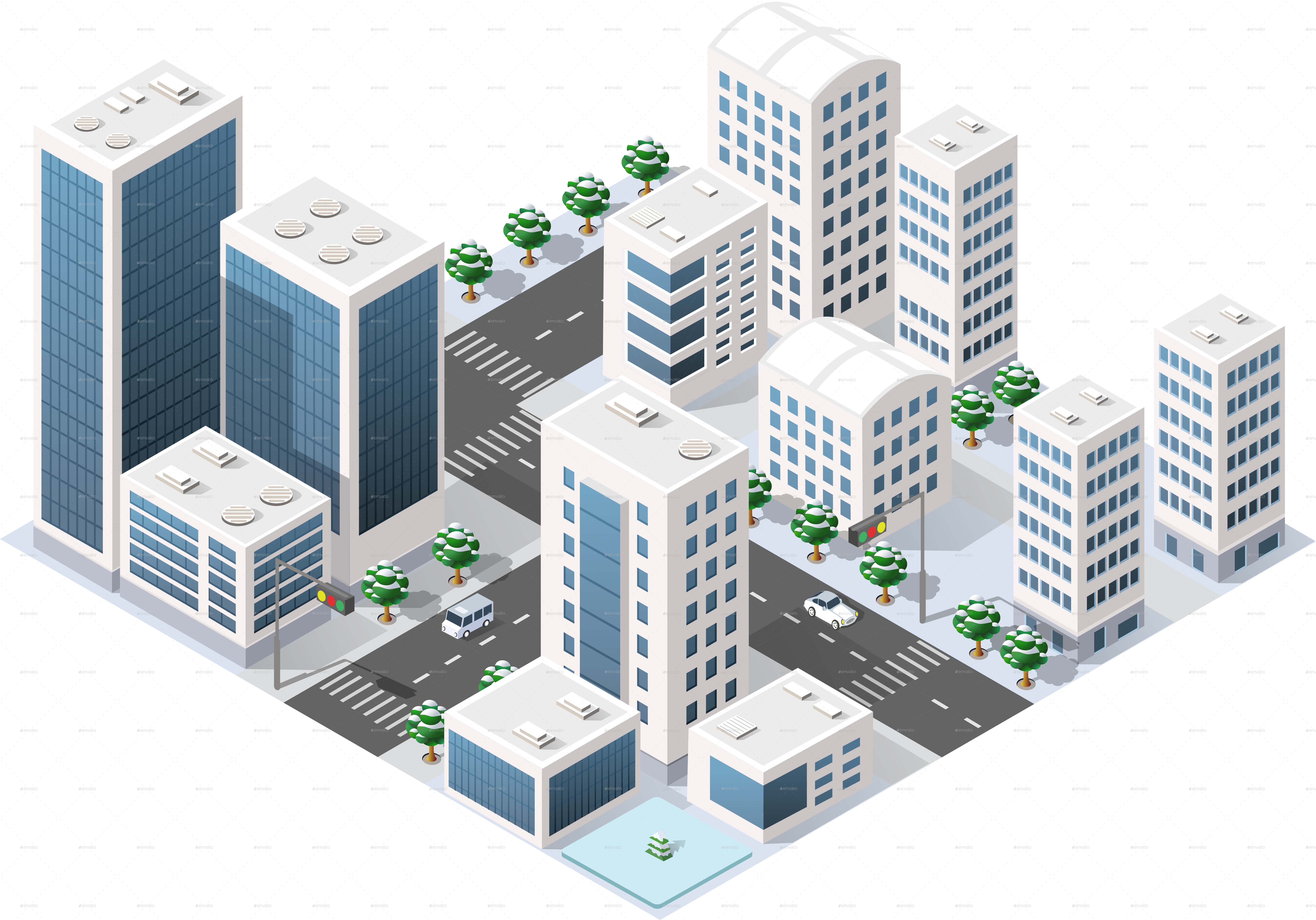 building road city zipper isolated