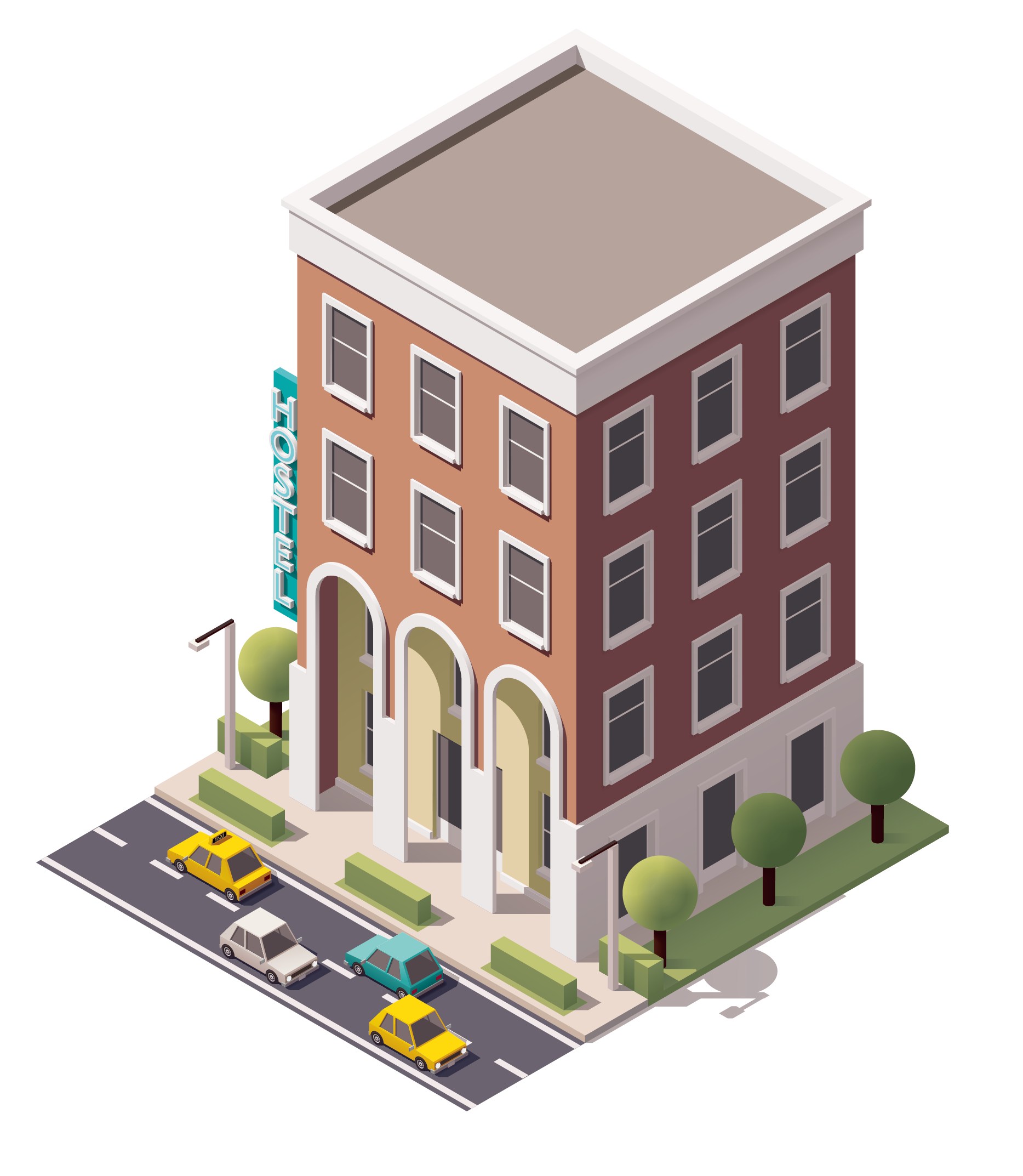 building royalty free stock photography illustration 3d building model