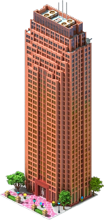 Terracotta Office Tower, Isometric View
