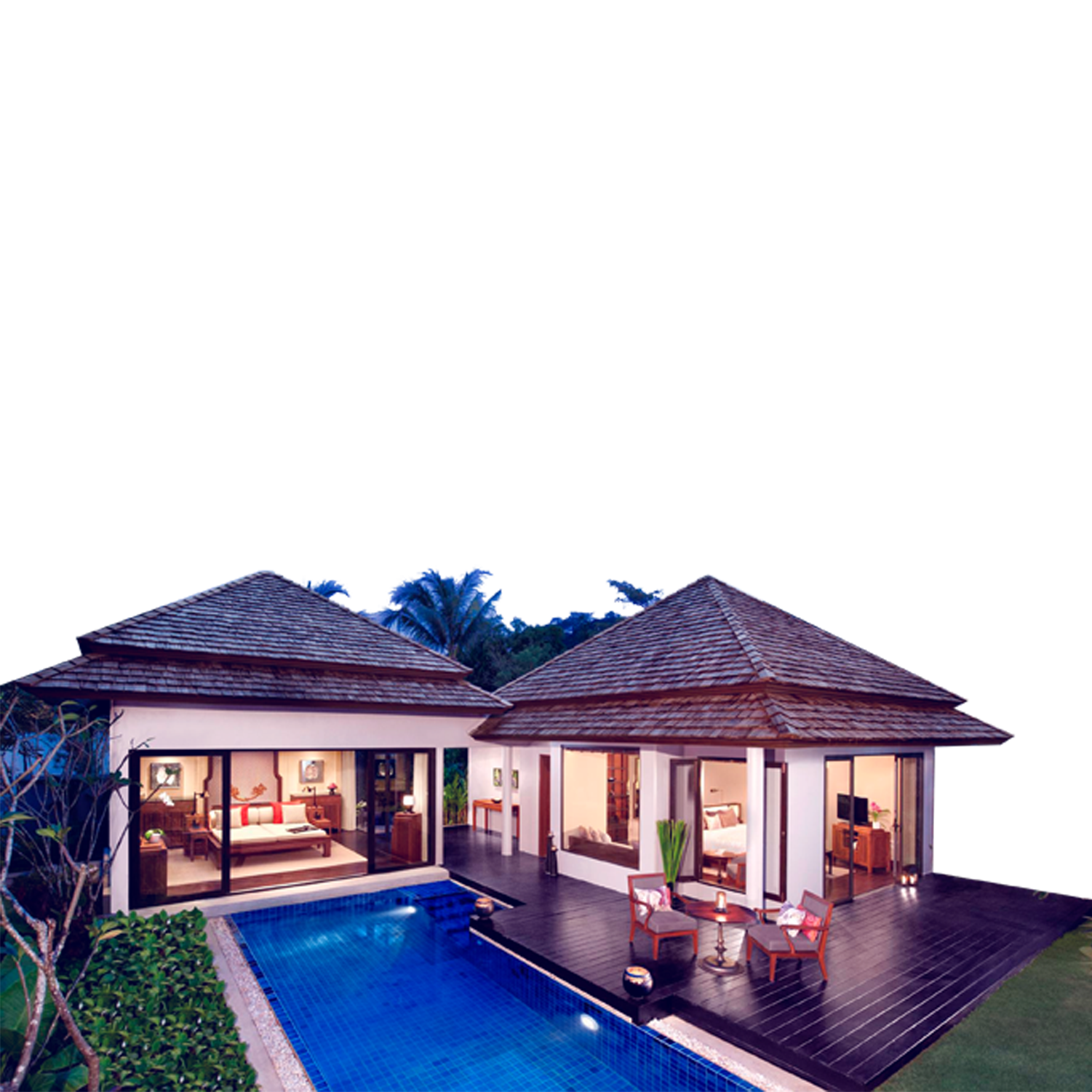 building villa architecture facade house villa building