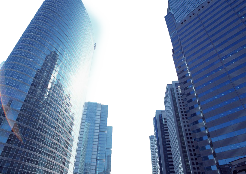 business building industry elevator company a city high rise building