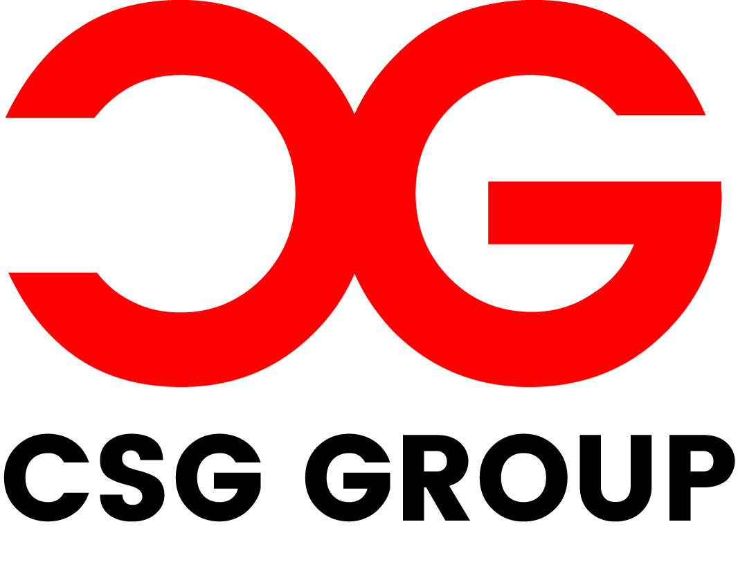 Red Interlocking CG Monogram Logo