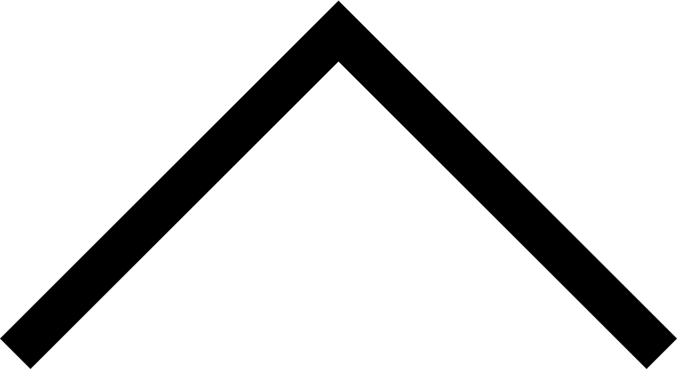 Bold Black Upward Chevron Arrow Icon