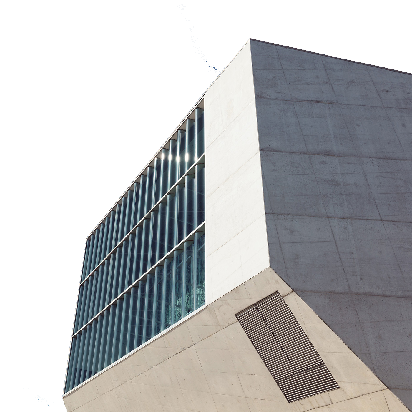 Architecture gray concrete building transparent background PNG free download