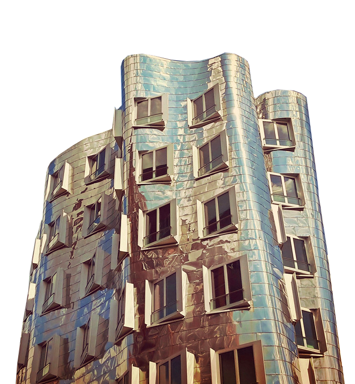blue and gray building transparent background PNG free download