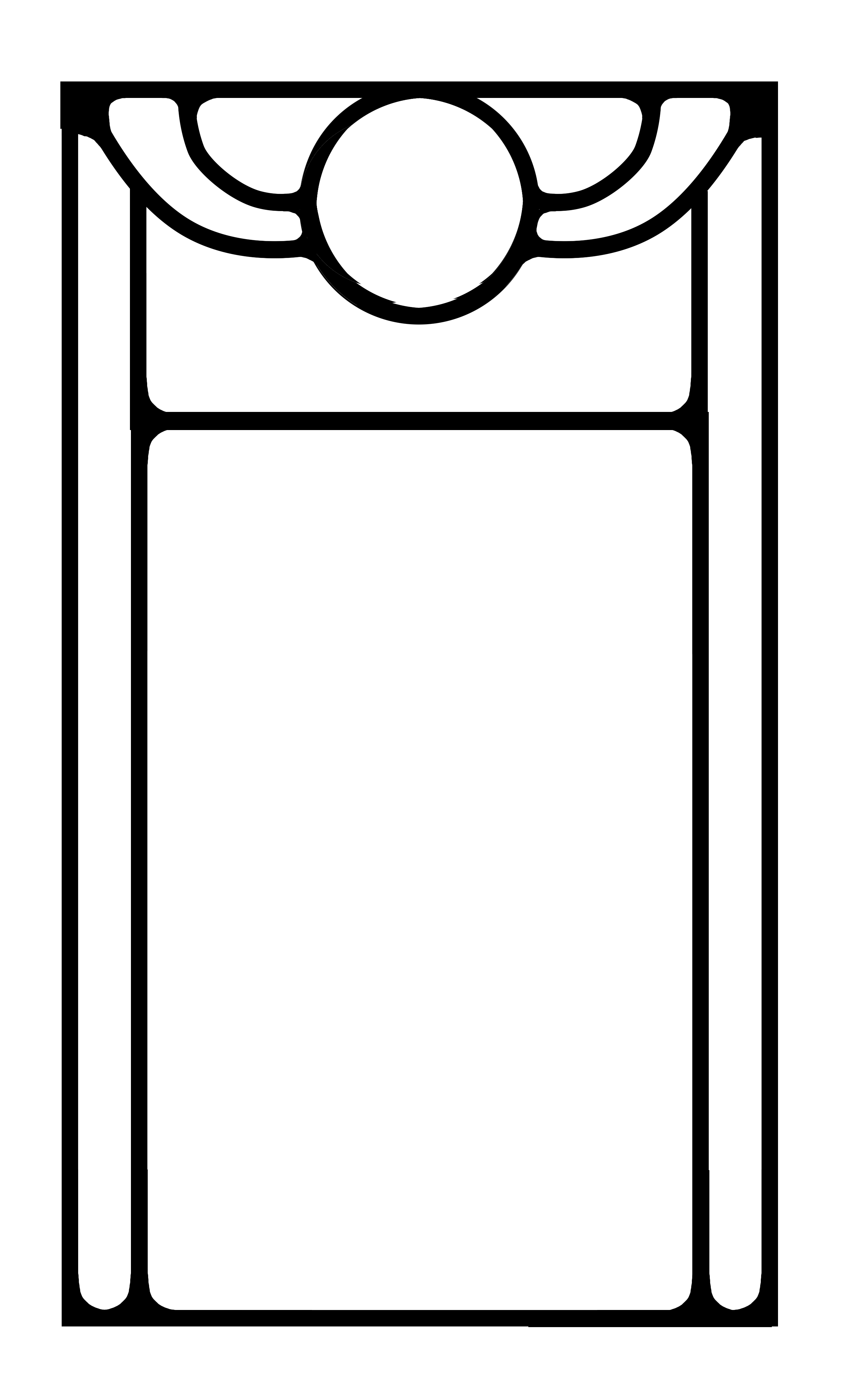 Build A Nouveau Frame black door illustration transparent background PNG free download