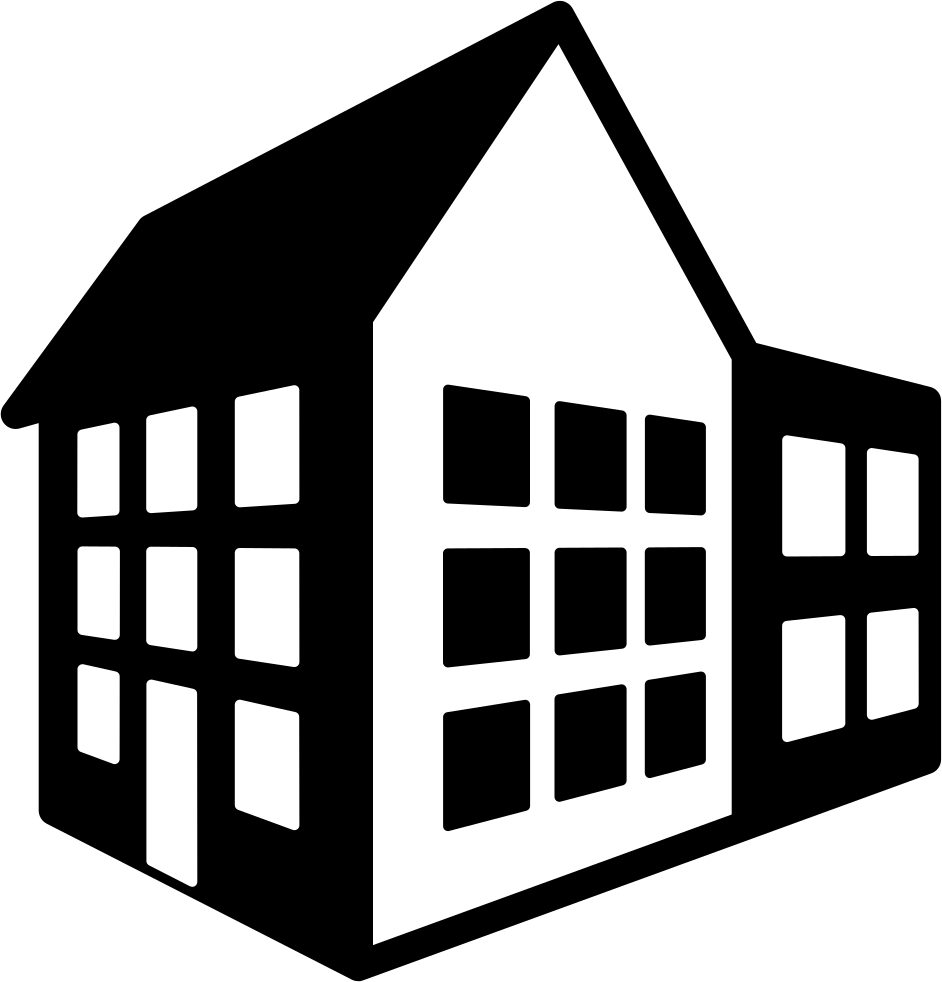 building 3d print canal house computer icons 3d