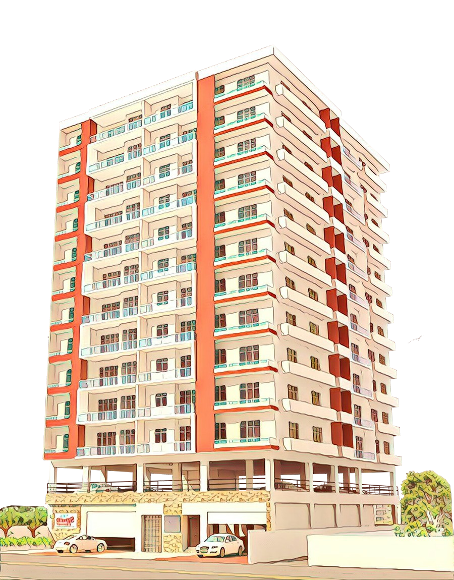 Building condominium tower block apartment property Metropolitan Area Residential Area Mixeduse Human Settlement Architecture transparent background PNG free download