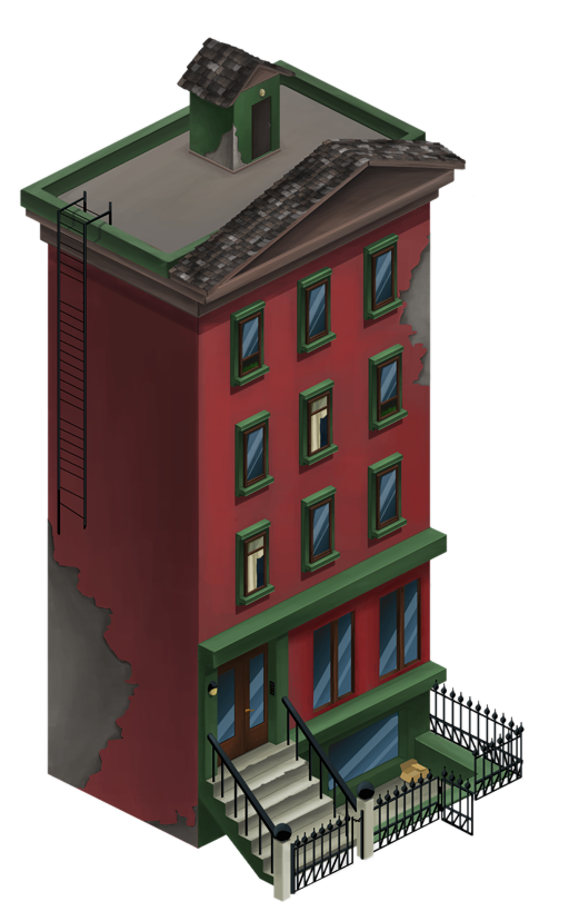 building house apartment apartment complex