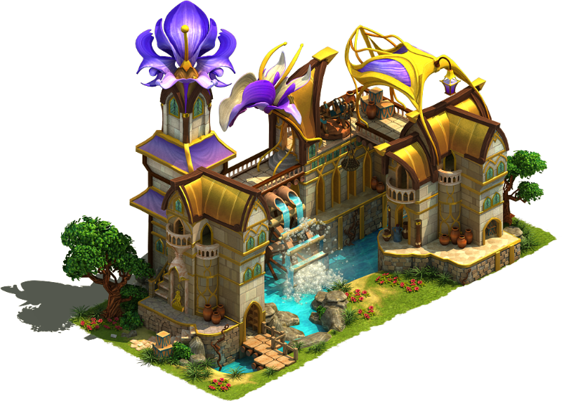 Cartoon Castle Workshop Building Page 21 Elvenar Production Resource Elf transparent background PNG free download