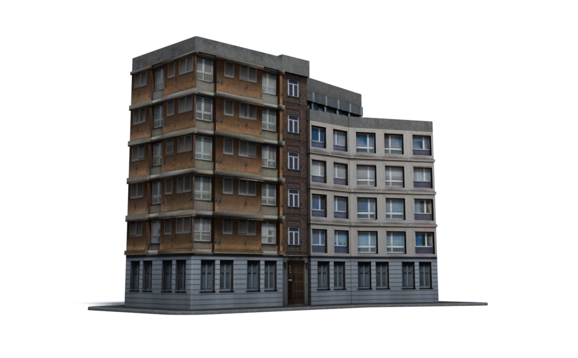 Condominium Property Building Facade Real Estate city block transparent background PNG free download