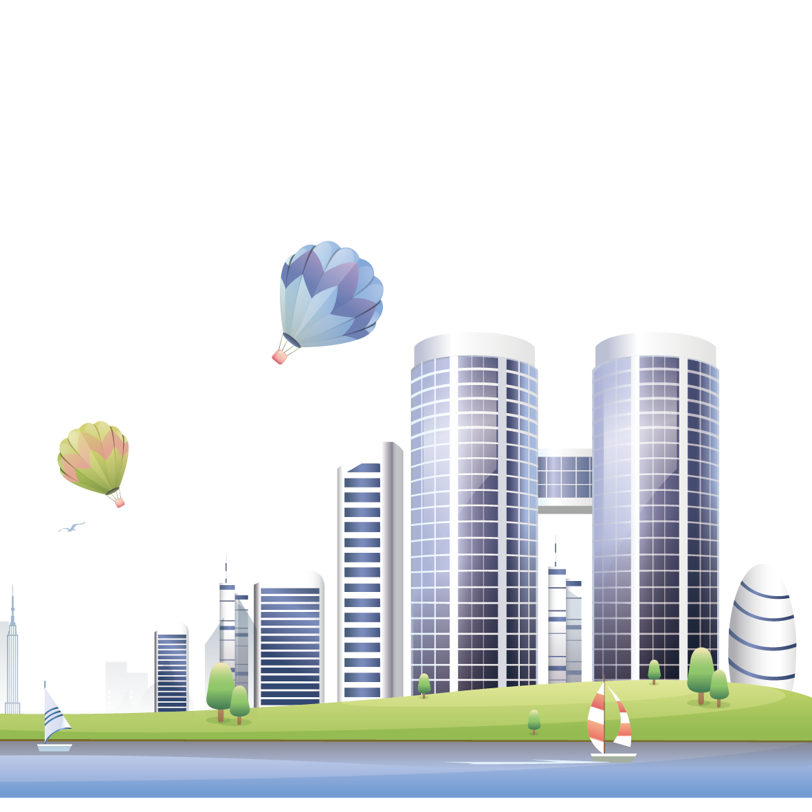 euclidean vector building architecture vector city building