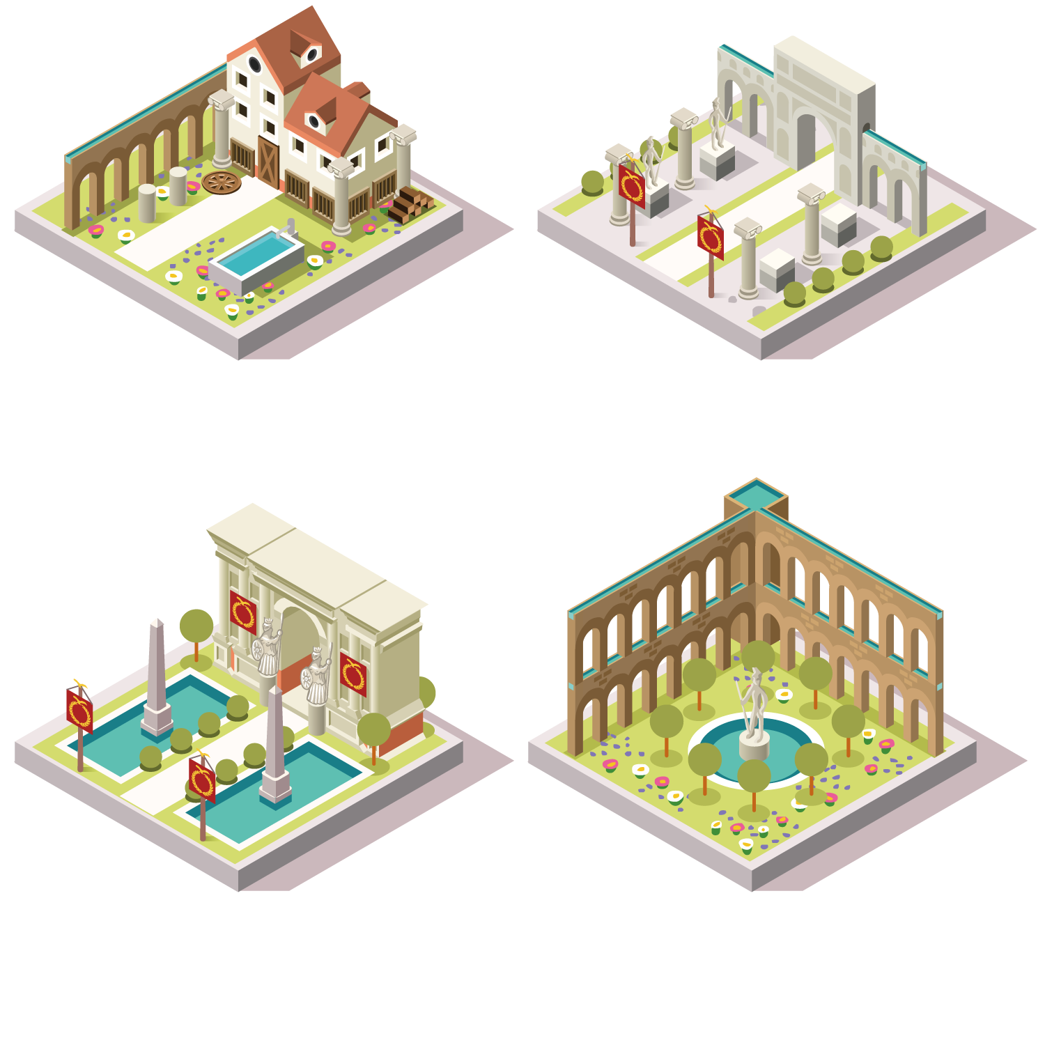 explore game isometric graphics in video games and pixel art tile based video game building fountain house