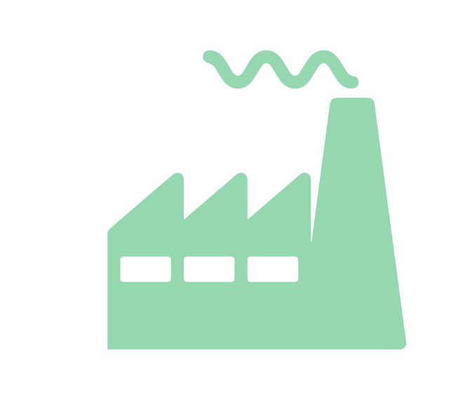 Factory Oil Refinery Industry Manufacturing Production Chemical Plant Building Green transparent background PNG free download
