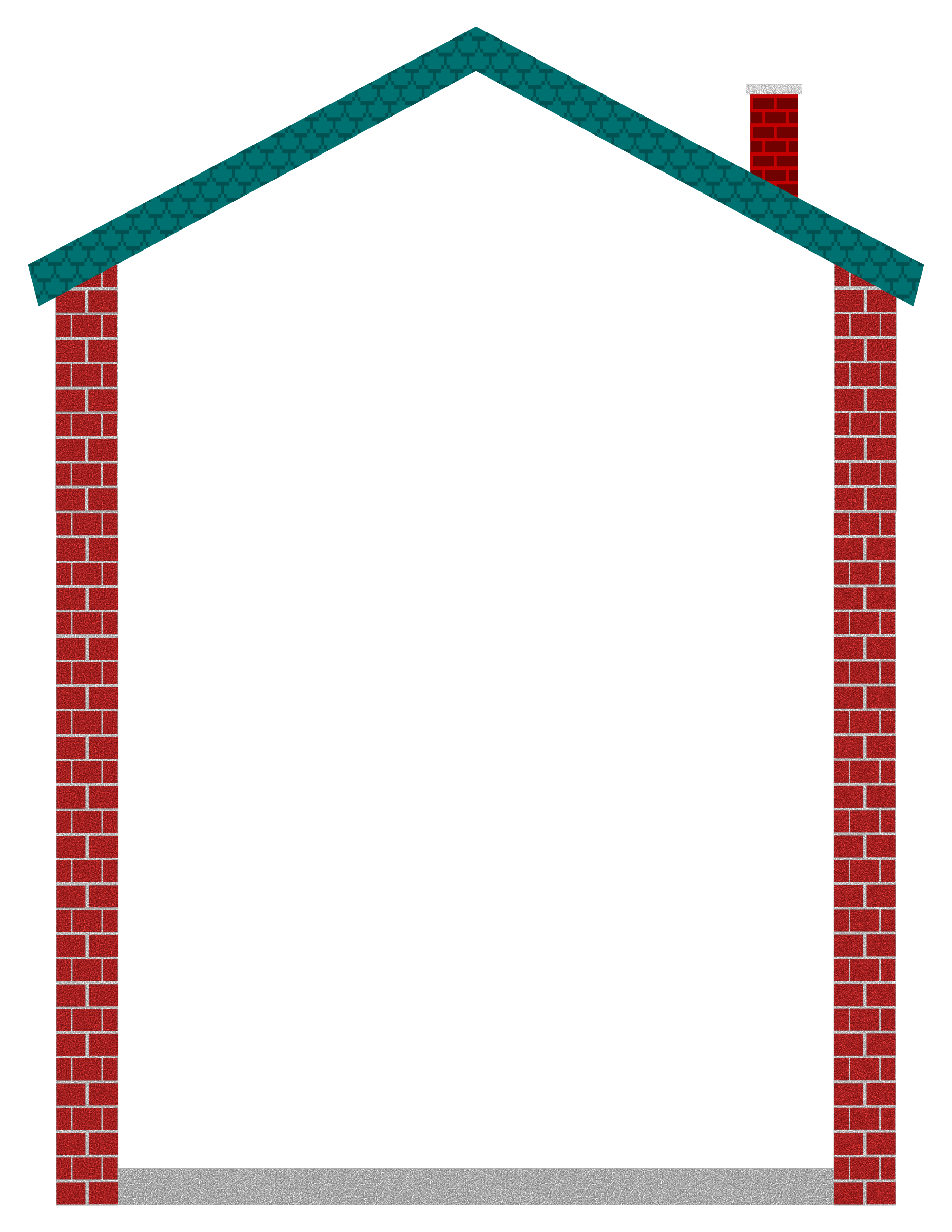 gingerbread house building border