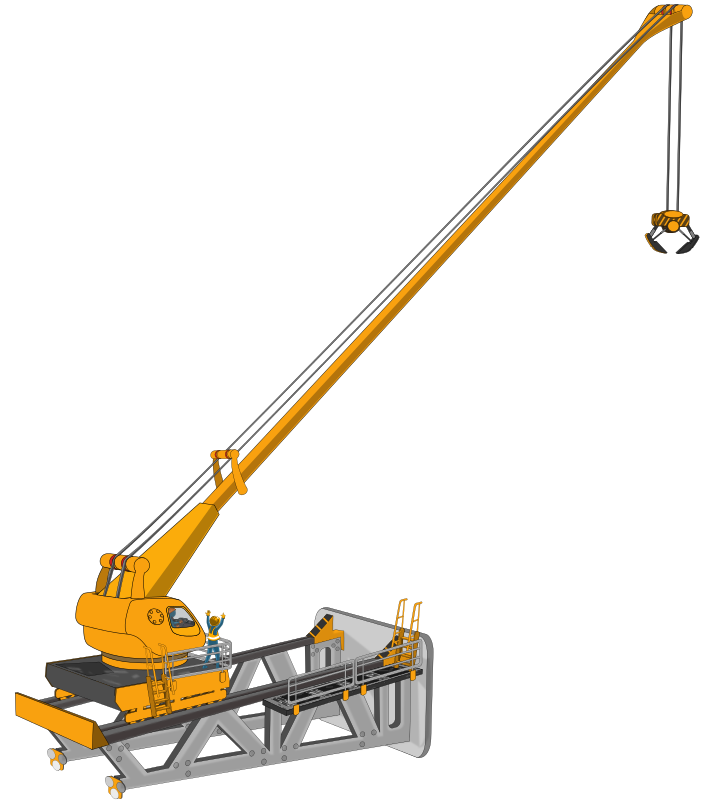 heavy machinery architectural engineering crane building file png excavator