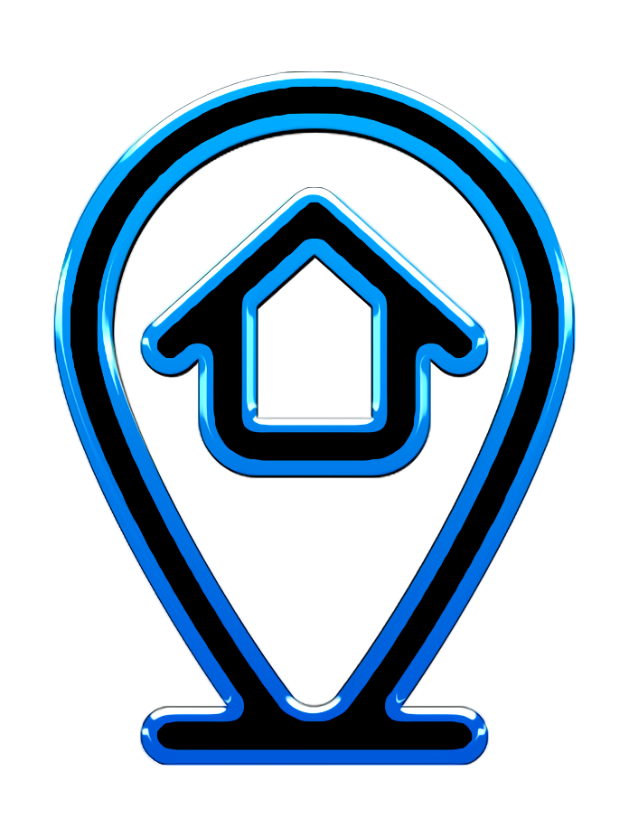 Home address icon Real Estate icon Location icon Arrow Gratis Building transparent background PNG free download