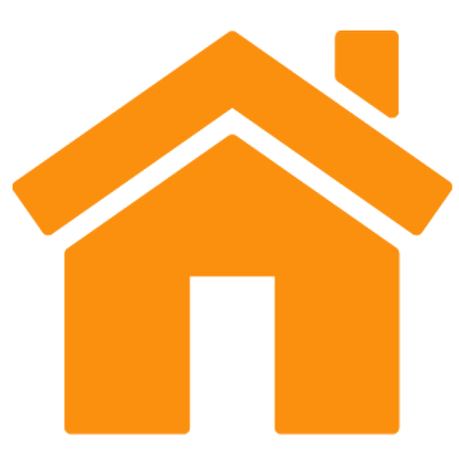 Home Logo Custom Home House Building Font Awesome Keller Knapp Realty Yellow Orange transparent background PNG free download