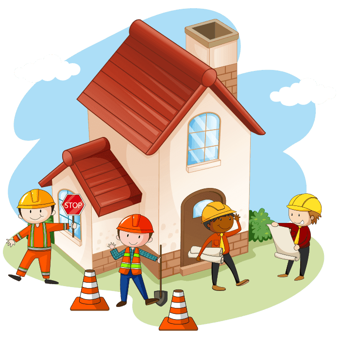 house building house building estate clipart